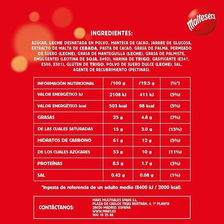Maltesers Teasers 24 x 35g Bars