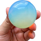 Opal Crystal Ball Natural Gemstone Sphere Healing Stone Ball Feng Shui Decorative Polishing Crystals Ball for Home Decor Photography Ornaments,4~5cm