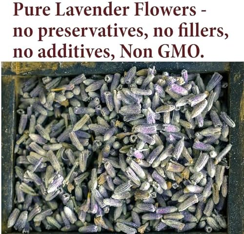 The Spice Way Lavender Flowers - (2 oz) dried flower buds for tea and culinary use - Culinary Lavender Buds - Dried Edible Lavender for Drinks, Chicken, Lavender Tea and More Dried Lavendar Recipes