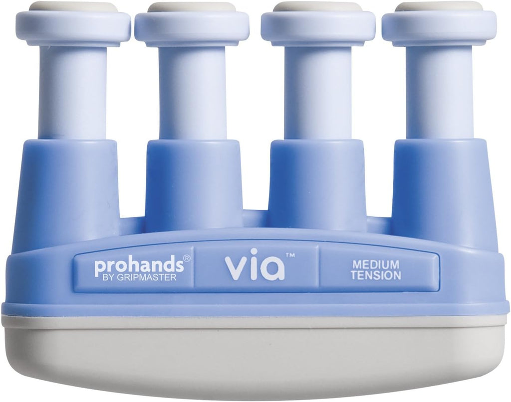 Prohands VIA Hand Exerciser, Finger Exerciser (Hand Grip Strengthener), Spring-Loaded, Finger-Piston System, Isolate and Exercise Each Finger