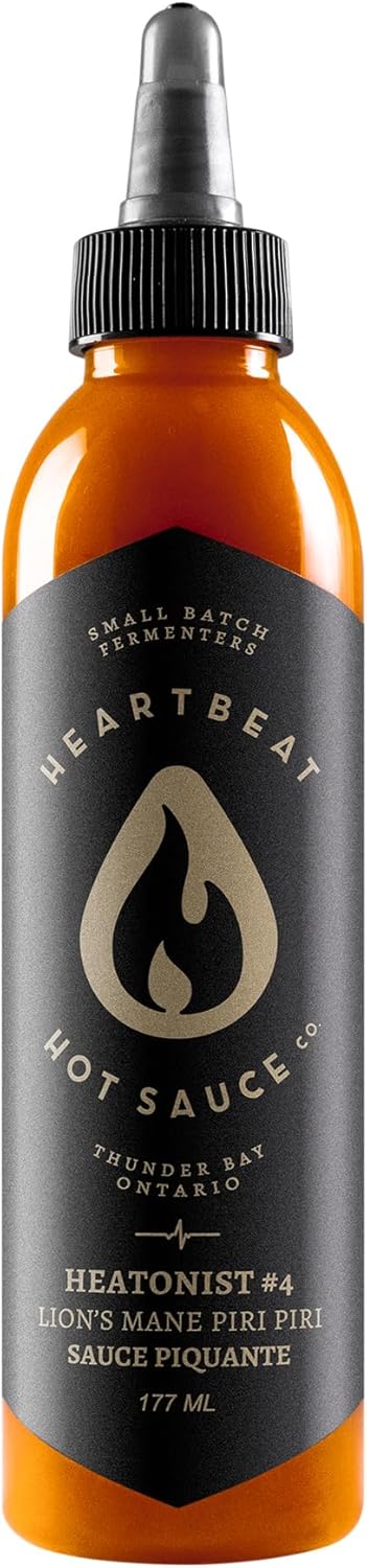 Heartbeat Hot Sauce Co. | Lion's Mane Piri Piri, 6 oz.