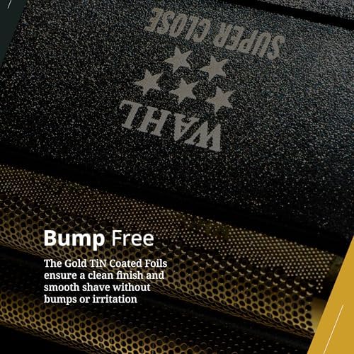 Wahl Professional 5 Star Finale Replacement Foil & Cutter Bar Assembly, Super Close, Gold Foil