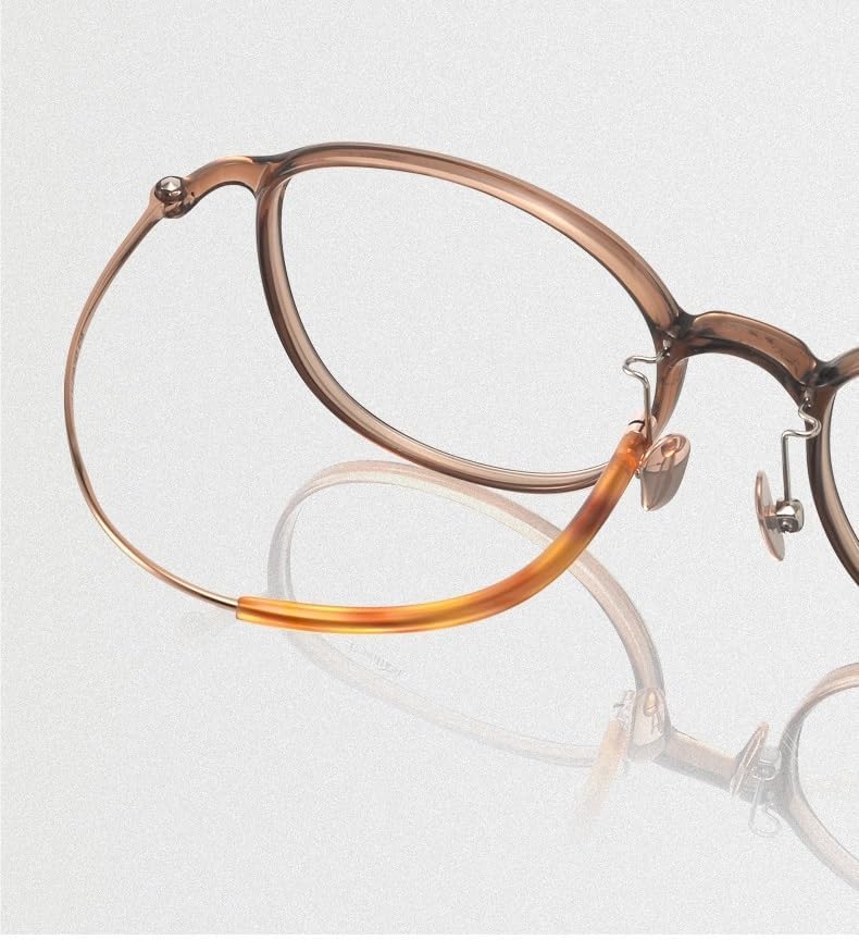Blue Light Blocking Oval Reading Glasses Anti Eyestrain Computer Readers Cute Presbyopic Glasses Flat Light Mirror
