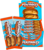 MrBeast Feastables Peanut Butter Cups, 24 Count, Milk Chocolate with Creamy Peanut Butter Filling, 2-Cup Packs, Fairtrade Cocoa