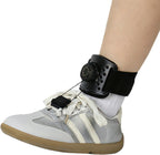 AFO Foot Drop Brace for Walking 2026 Upgraded - Soft Strap with Hard Shell, Reinforced Snap-Fit Lock, Support for Mild Foot Dragging, Tripping, Abnormal Posture, Black