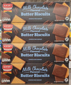 Specially Selected Butter Cookie Coated with Milk Chocolate Flavor 4.41oz 125g (Four Boxes)