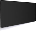 XXL Professional Large Mouse Pad & Computer Game Mouse Mat (35.4x15.7x0.12IN, 90x40 Black)