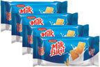 BRITANNIA Milk Bikis Biscuits 3.17oz (90g) - Kids Favorite Breakfast & Tea Time Snacks (Pack of 4)