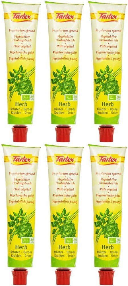 (6 Pack) - Tartex - Yeast Pate with Herbs | 200g | 6 Pack Bundle