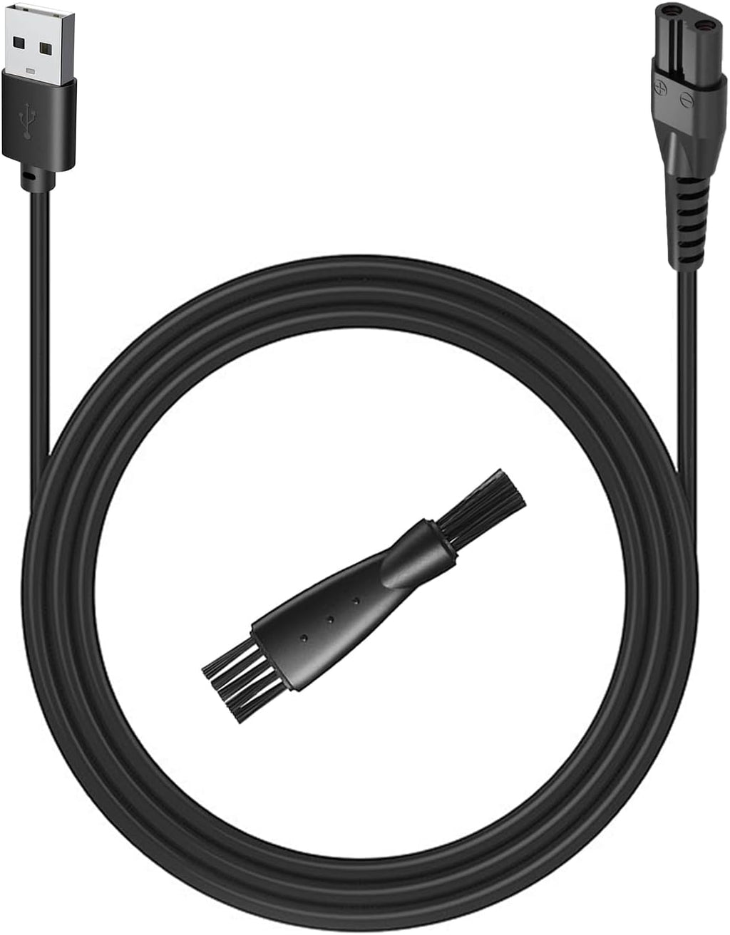 Bikini Trimmer for Women Charger for KAPHIO Bikini Trimmer Charger, 3.3ft Power Cord, 1 Cleaning Brush