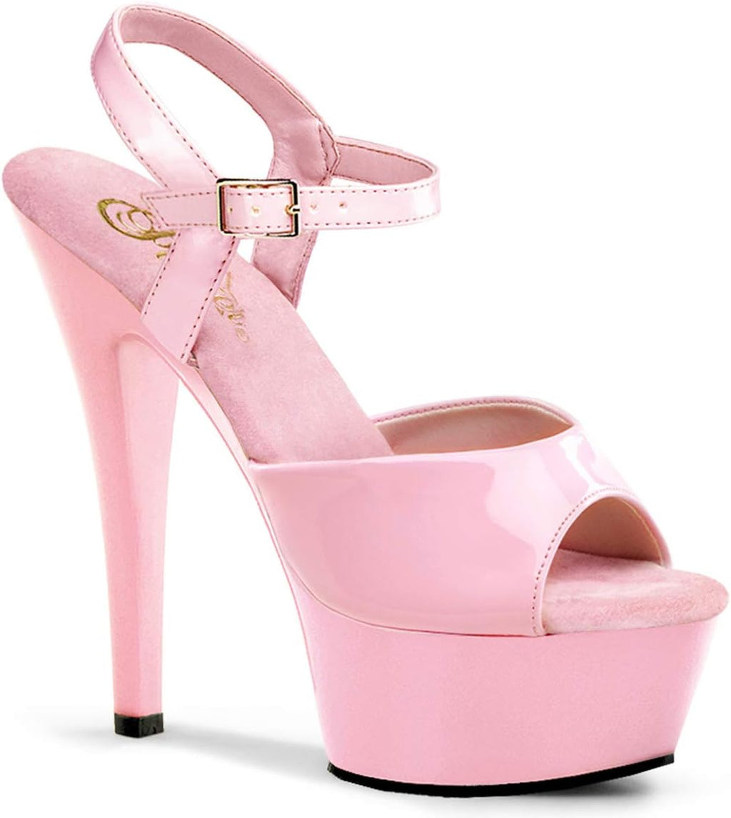 Pleaser Women's Kiss-209 Ankle-Strap Sandal
