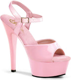 Pleaser Women's Kiss-209 Ankle-Strap Sandal