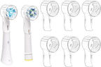 Toothbrush Covers for Oral b & iO Electric Toothbrush Head, Pack of 6(Transparent)