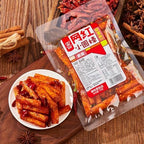 Fraunitsh Spicy Latiao Strips, 2 Pack Latio Sticks, Chinese Snacks, 辣条，大辣棒，62g/2.18oz per Pack