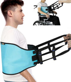 Transfer Sling for Elderly, Padded Assist Gait Belt, Heavy Duty Patient Lift with Straps, Mobility Standing and Lifting Aid for Elderly, Injured, Disabled - Safely Move from Wheelchair and Bed