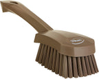Vikan 419266 Brush,Washing,Stiff,10",PP/PBT,Brown