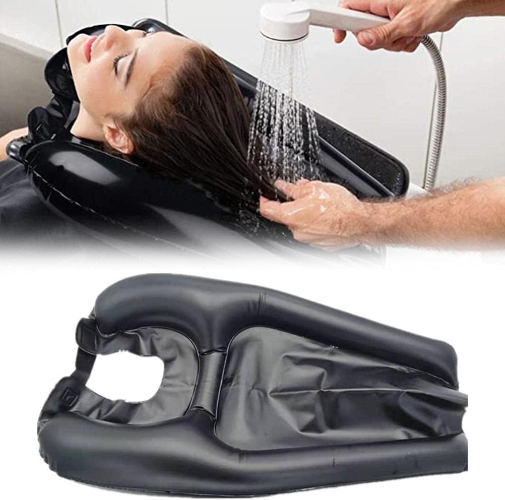 Inflatable Portable Wash Basin - Salon Equipment, Mobile Hair Washing Aid for Disabled, Seniors & Children