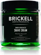 Brickell Men’s Smooth Brushless Shave Routine - Shave Butter & Aftershave - Natural & Organic