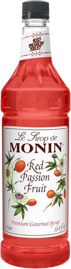 Monin Red Passion Fruit Syrup, 1 Liter