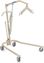 Invacare Hydraulic Patient Lift, Lightweight Transfer Lift Chair with 450 lb Weight Capacity, Bent Mast for Safer Transfers, 6-Point Padded Swivel Bar, Floor-to-Bed Height Range for Fall Recovery