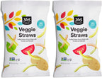 365 by Whole Foods Market,Veggie Straws,Made with Tomato and Spinach,Vegan,Gluten-Free,6 Ounce,(Pack of 2)