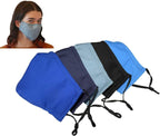Cloth Face Mask for Women, Men, Teens, Made in USA,Washable Reusable,Breathable with Filter pocket and Nose Wire