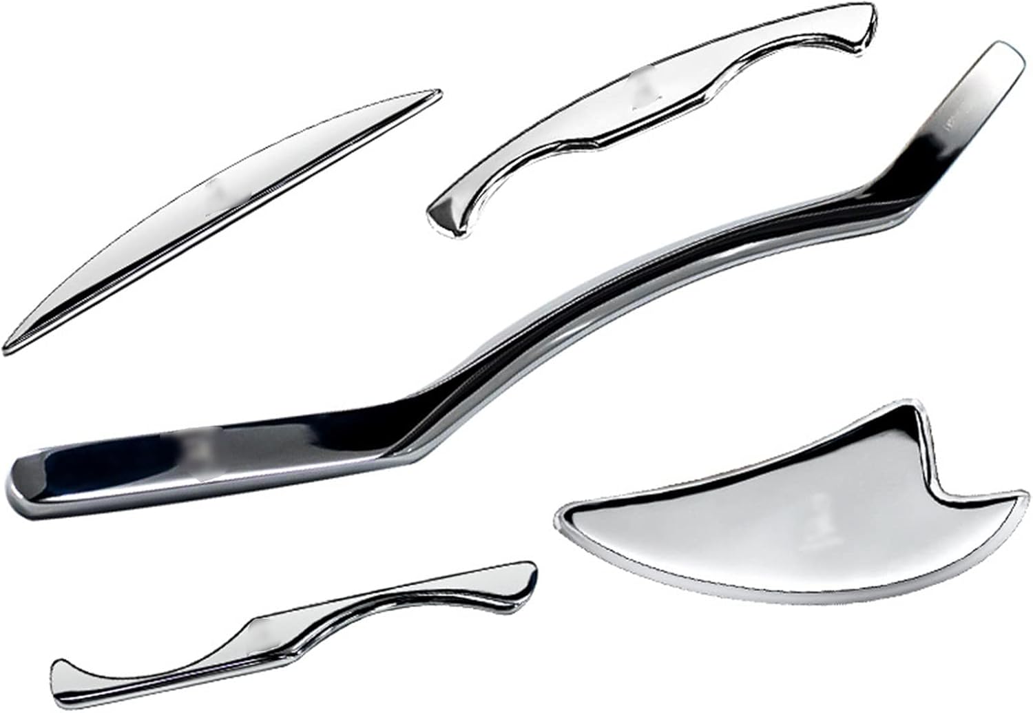 NICHOY Gua Sha Set Massage Tool, Medical Grade Stainless Steel IASTM Tools for Soft Tissue Mobilization and Reduce Muscle Pain,Scraping Massage Tool(Color:A Set)