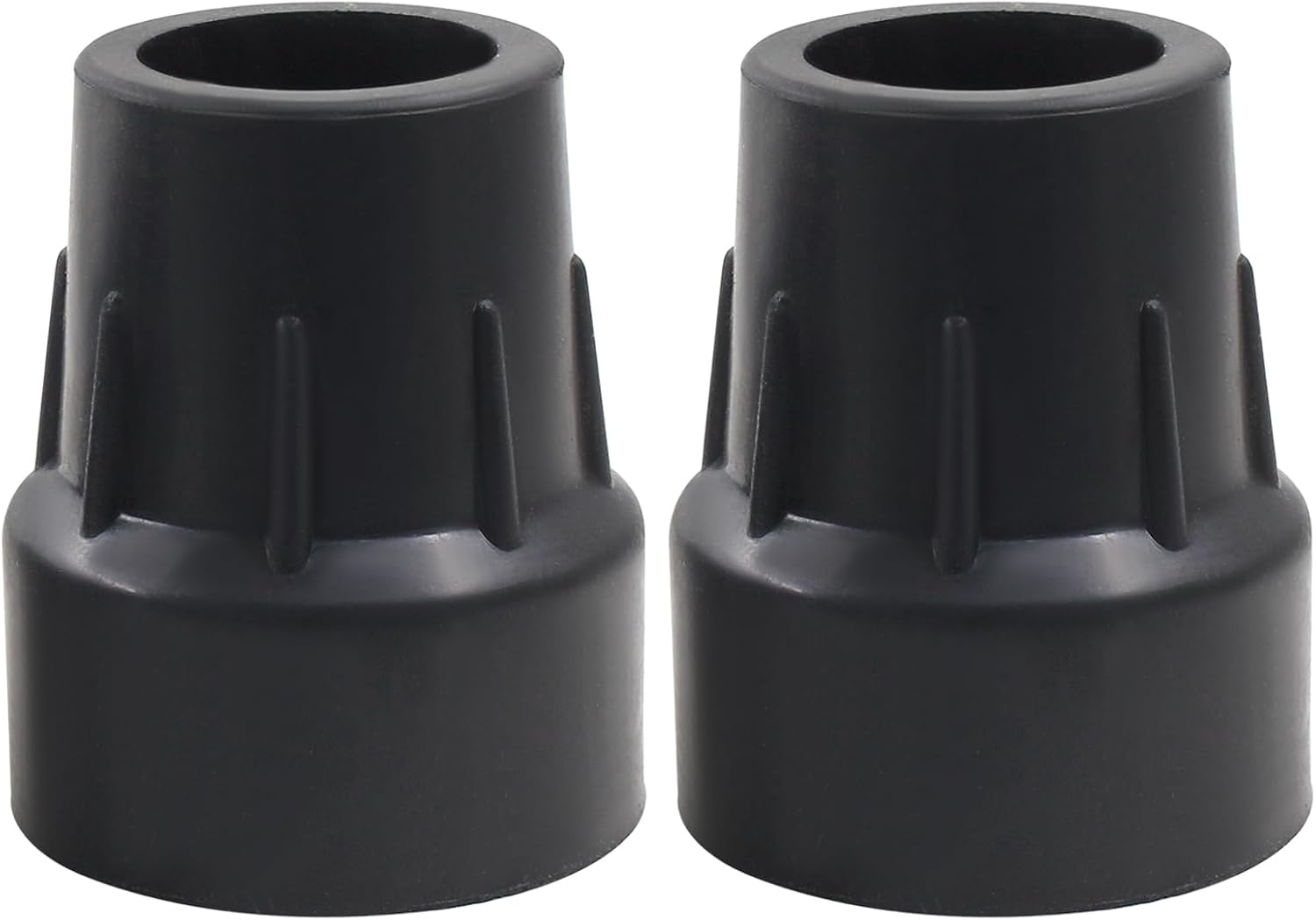 Bonsicoky Thickened Rubber Cane Tips 1 Inch