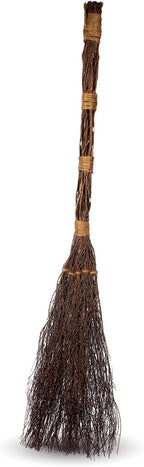 Witches Broom 36” – Witch Broomstick Halloween Costume Accessory & Decoration | Hocus Pocus Broom Prop | Wicked Witch Broomstick Decor for Halloween Displays