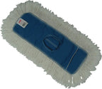 Rubbermaid Commercial Products 24" Disposable Cut-End Blend Dust Mop, Green, for Hard Floors Including Hardwood, Vinyl, Tile, and Laminate