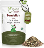 Organic Way Dandelion Leaf (Taraxacum Officinale) Cut & Sifted - Herbal Tea | European Wild-Harvest | Kosher & USDA Certified | Vegan, Non-GMO & Gluten Free | 100% Raw from Albania (1LBS / 16Oz.)