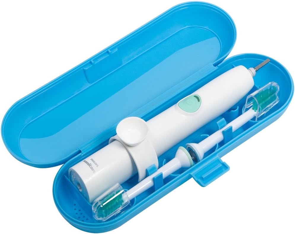 Nincha Portable Electric Toothbrush Travel Case for Philips Sonicare Series-Durable, Environmentally Friendly, Breathable, Food-Safe Plastic Material(Blue)