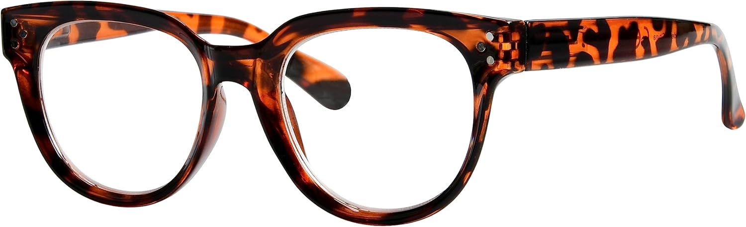 Eyekepper Oversize Reading Glasses Women Stylish Readers - Tortoise +2.00