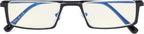CessBlu Blue Light Filter Glasses Men Women Reading Computer Half-rim Reader Eyeglasses