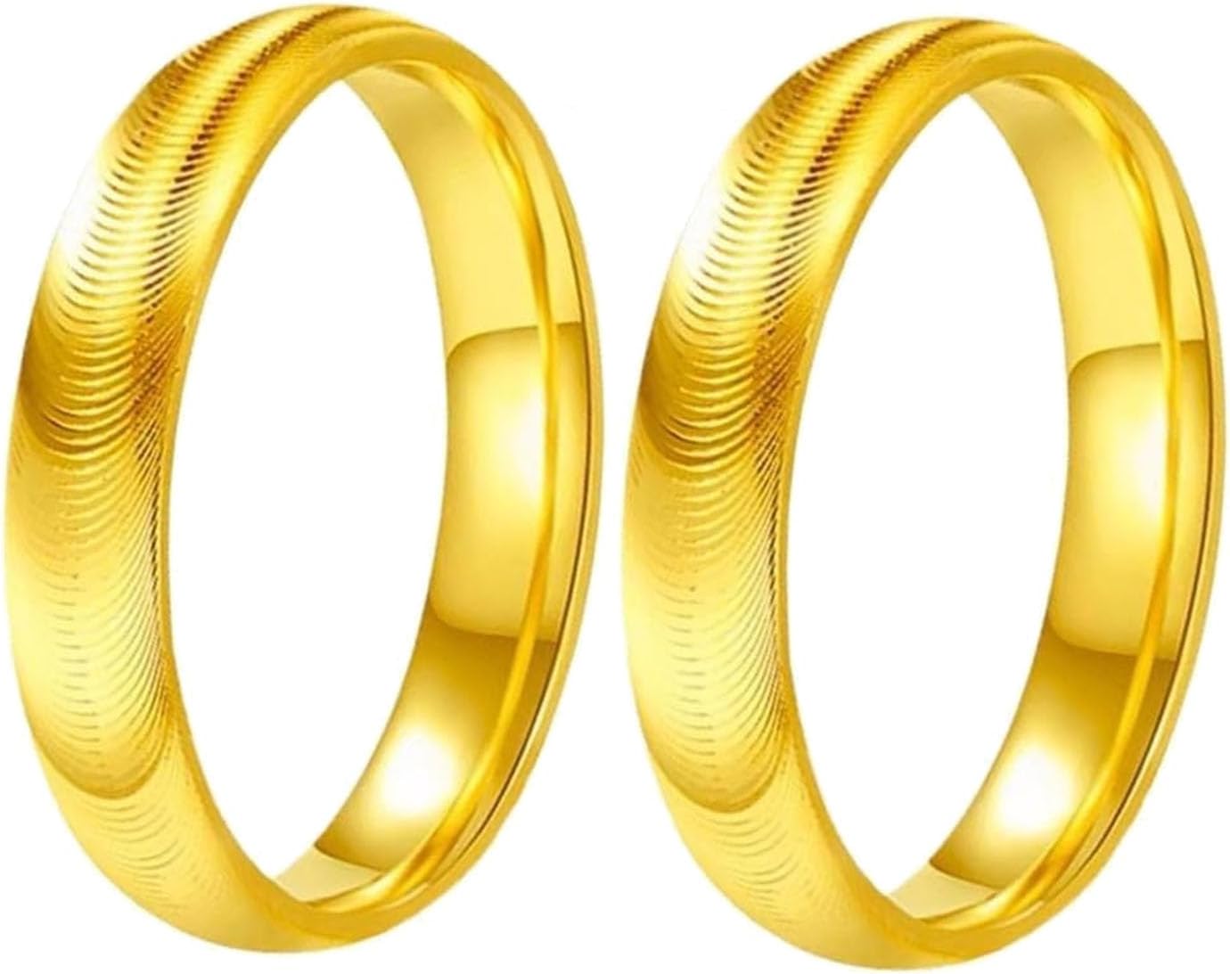 Lymphatic Magnetic Therapy Cats Eye Ring, Titanium Rings for Women, Lymphatic Magnetic Therapy Ring for Women (2pcs Gold,10)