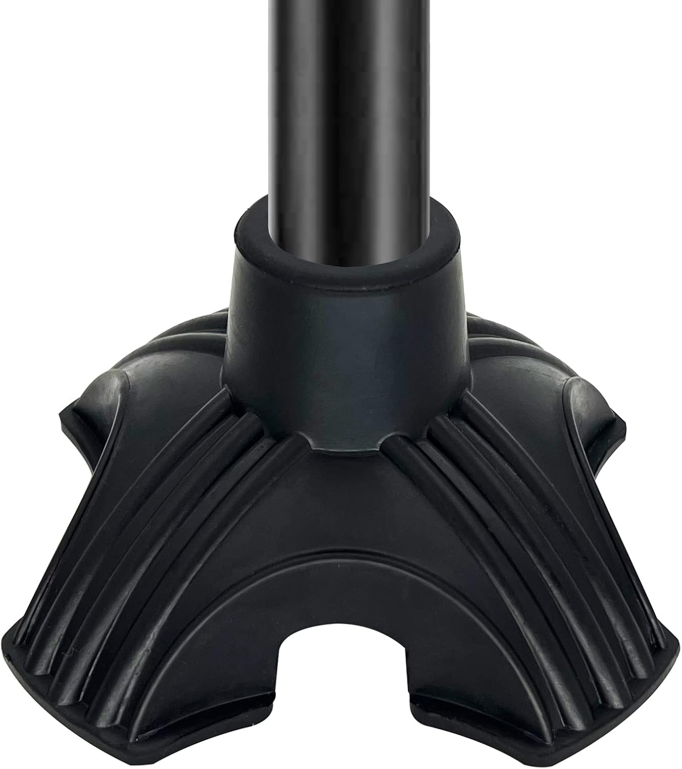XSL Cane Tips - Heavy Duty Rubbers Self Standing Quad Base Replacement Walking Cane Tips