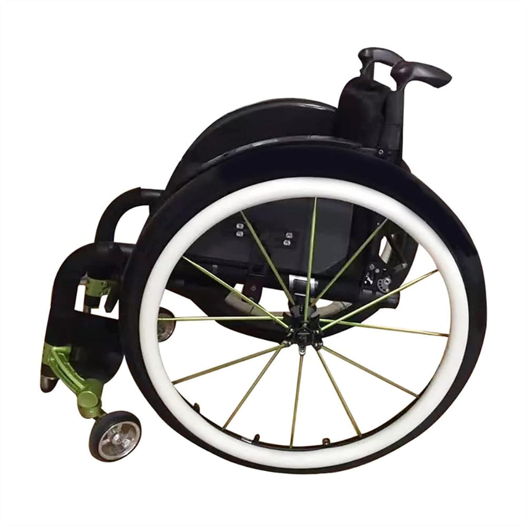 Wheelchair Push Wheel Covers,22/24-Inch Wheelchair Push Rim Covers, Silicone Wheel Chair Push Rings, 1Pair Wheelchair Push Rim Strip, Non-Slip Wear-Resistant, Improve Grip and Traction,White,22in ( Co