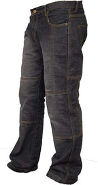 Mens Riding Motorcycle Pants Armored Motorbike Jeans with Aramid Protective Lining Adventure Touring Biker Pant Black
