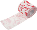 Unique Halloween Decorative Paper Rolls Bloodstain Pattern 1 Roll Perfect for Party Supplies Bathroom Decor