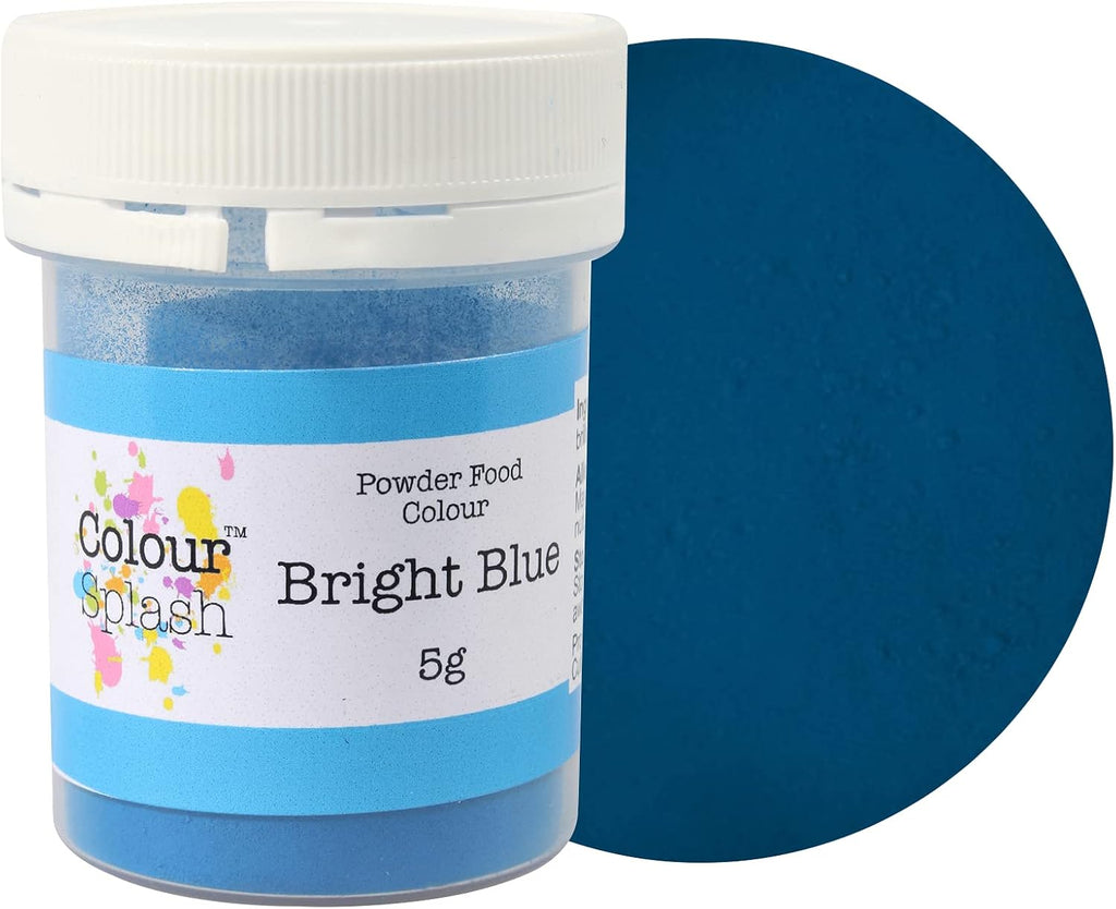 Colour Splash Food Colouring Dust Edible Powder for Cakes 5g - Matt Bright Blue