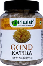 Nutriwish Gond Katira (Edible Gum/Tragacanth Gum), 200 g | Pure & Natural Plant-Based Gond for Cooling Summer Drinks, Falooda, Sherbets, Desserts, Herbal Recipes & Daily Wellness Use