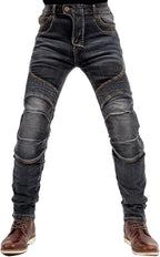 Motorcycle Pants Motorcycle & Casual Jeans Comfy Regular Jeans Relaxed Fit Pants All Seasons for Men