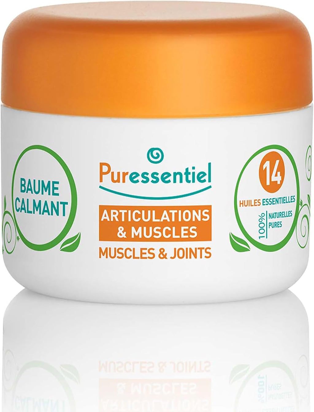 Puressentiel Muscle and Joints Balm - Essential Oil and Shea Butter Balm for Back and Neck Massage - Dye-Free, No Preservatives - 1.01 oz
