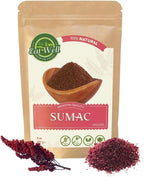 Eat Well Premium Foods Sumac Spice Powder 8 oz Ground Sumac Berries in Resealable Pack, 100% Natural Traditional Middle Eastern Spices, Sumac Seasoning with Pure Gourmet Ingredients for Cooking, Tangy and Citrusy