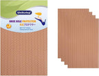 UNIKSTEP 2 Pairs (4 Pieces) Shoe Sole Protectors, Wave Pattern Shoe Bottom and Heel Non Slip Grips