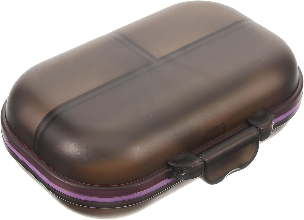 iplusmile Weekly Pill Organizer Portable Small Gray Medicine Case 7-Day 3-Times Daily Compartment Holder Travel Pill Box for Supplements and Medication