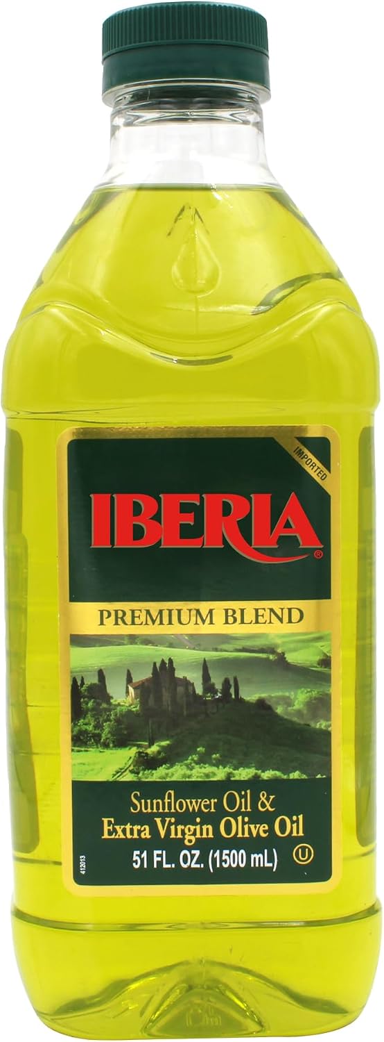 Iberia Extra Virgin Olive Oil & Sunflower Oil Blend, 51 Fl Oz