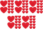 DOITOOL 60 Pcs Heart Shaped Adhesive Bandages Breathable Waterproof Wound Protection Patches Small Self Adhesive Bandages for First Aid Finger Care