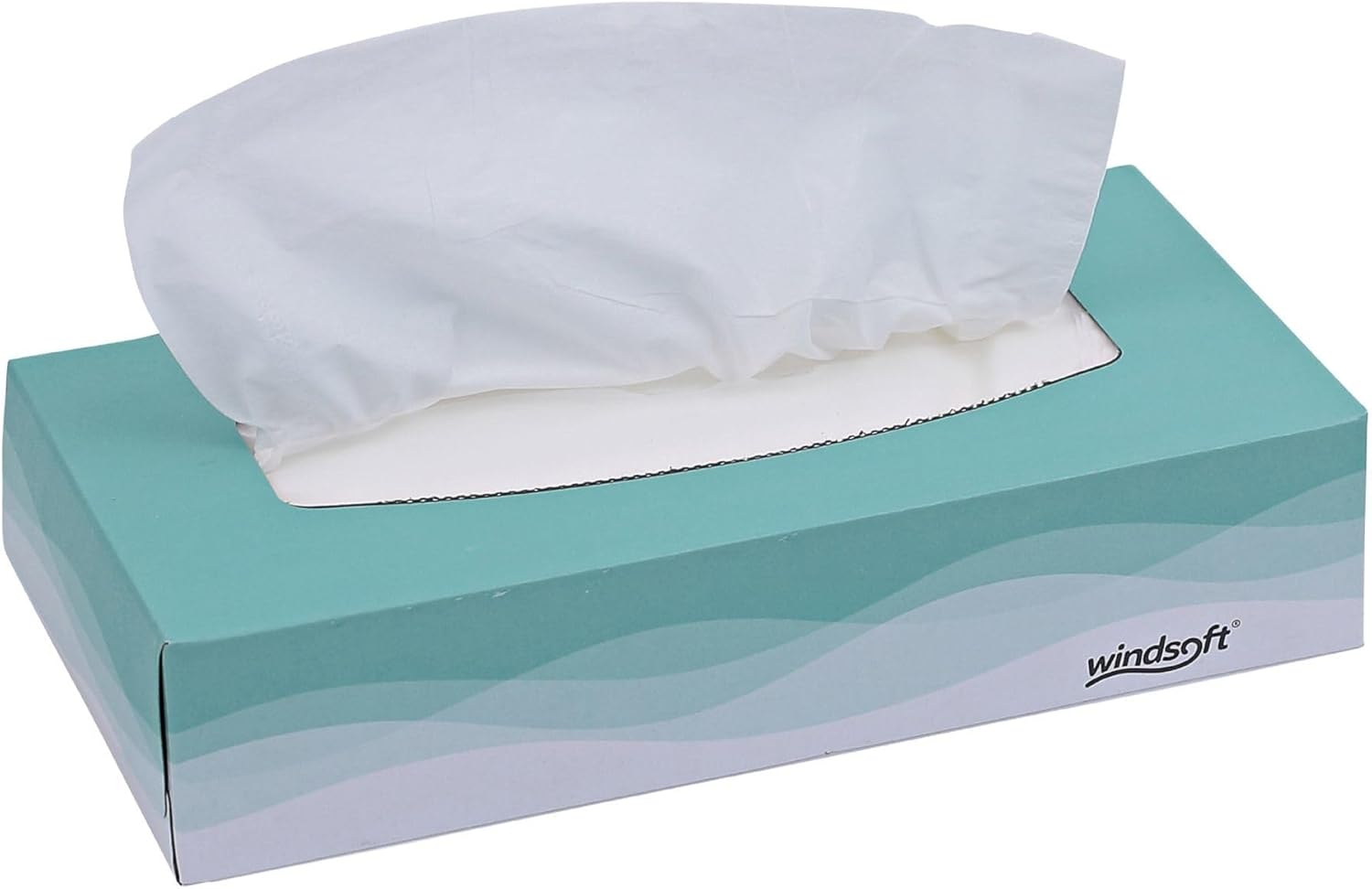 Windsoft 2360 Facial Tissue in Pop-Up Box, Box of 100 (Case of 30 Boxes)