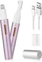 Yunmiss 2026 Rechargeable Nose and Ear Hair Trimmer for Women Men – Painless Facial and Eyebrow Hair Remover, Dual-Edge Blades, IPX7 Waterproof, Compact and Portable Electric Clipper